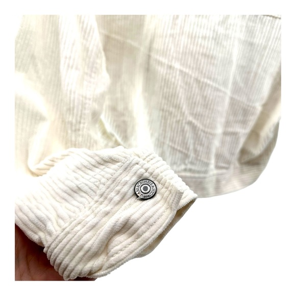 Abercrombie & Fitch Women’s M Medium Corduroy Jacket Preppy Y2K Casual Pockets - Picture 5 of 13